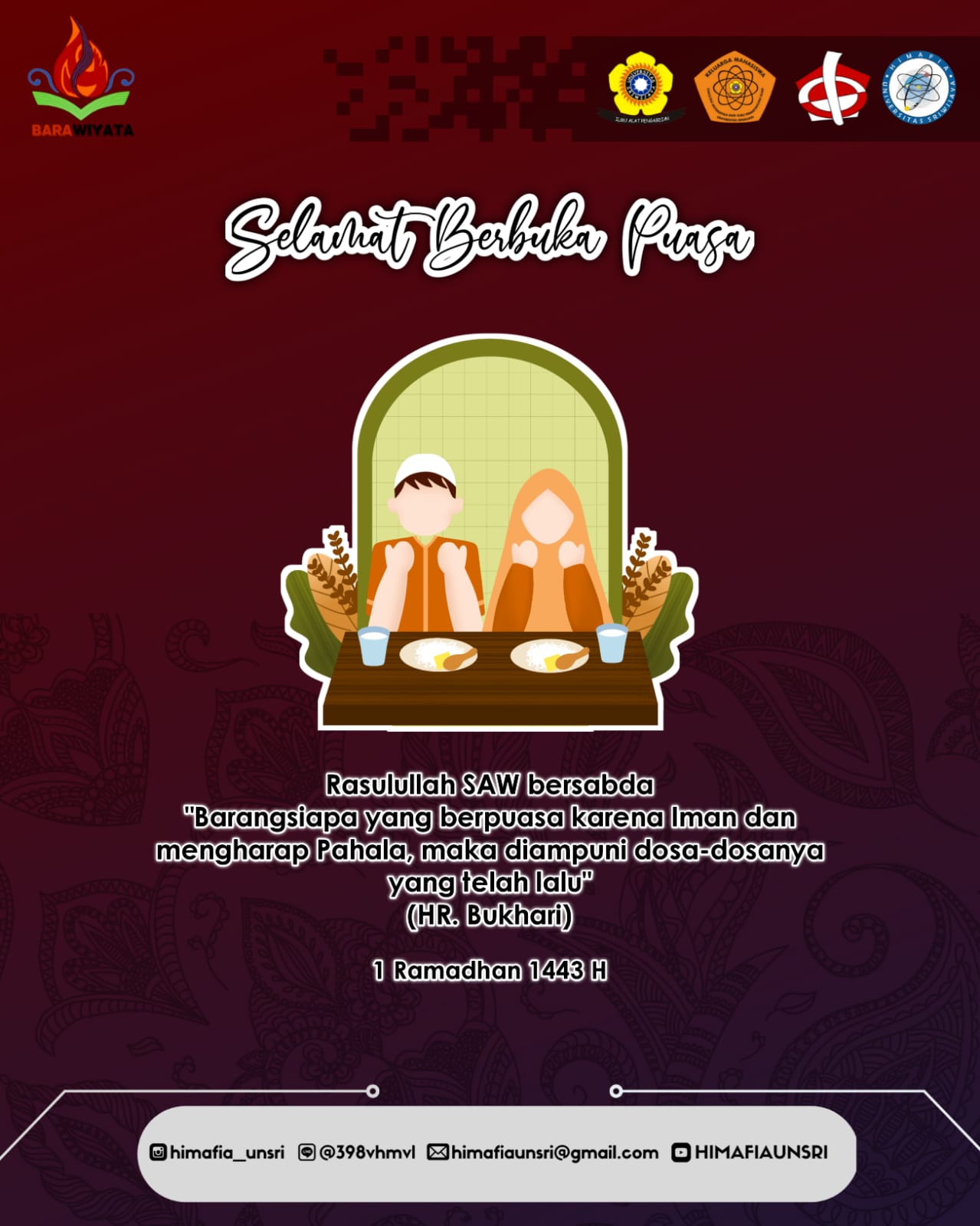 [SELAMAT BERBUKA PUASA BULAN RAMADHAN 1443 H]